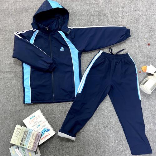 安阳中学2021-2023瑞安市实验冬装短袖长袖棉衣校服运动长裤