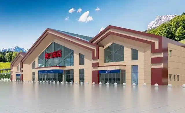 林口南站:牡佳高铁上的"林间木屋"