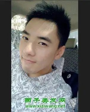 军人毛刺发型图片清爽又帅气毛刺发型造型4