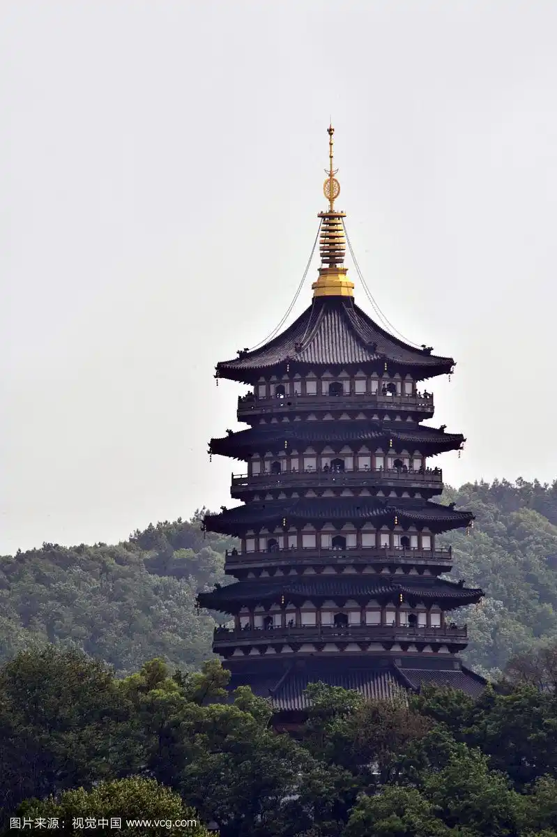 浙江省杭州西湖雷峰塔