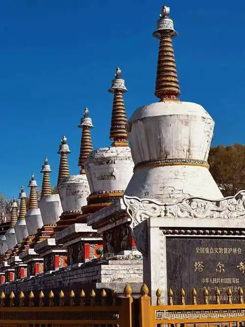 在此可领略塔尔寺藏传佛教的博大精深,欣赏蜚声中外的"艺术三绝"