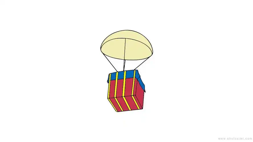 绝地求生空投简笔画怎么画 绝地求生空投简笔画好看