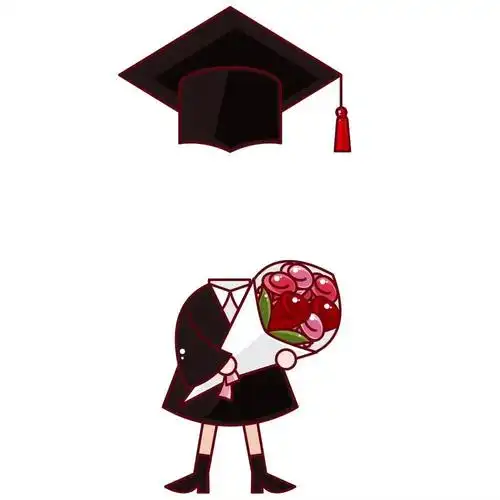 毕业集体照抠图素材相片打印版