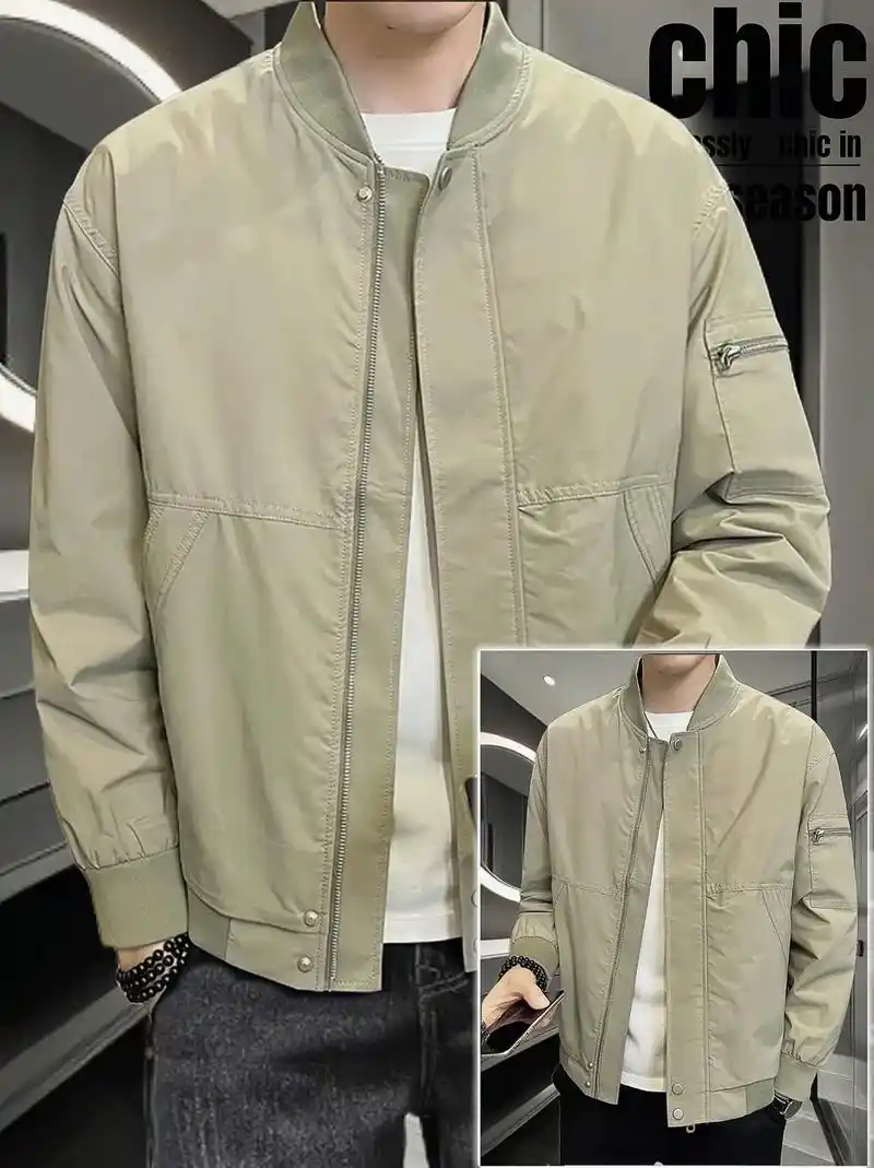 jeep吉普男士春秋夹克时尚工装外套上衣.换季换装时间到!哥 - 抖音