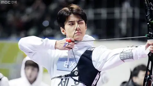 高清美图壁纸 exo 吴世勋 偶像运动会!射箭小王子