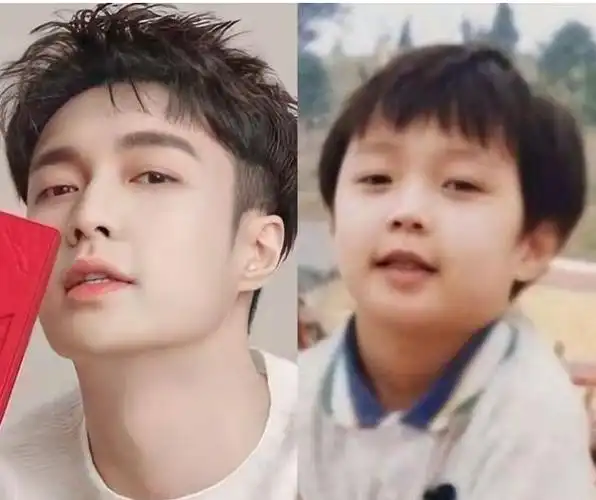 拿张艺兴中学毕业照洗广场,花家独一份!_小时候_帅哥_舞蹈