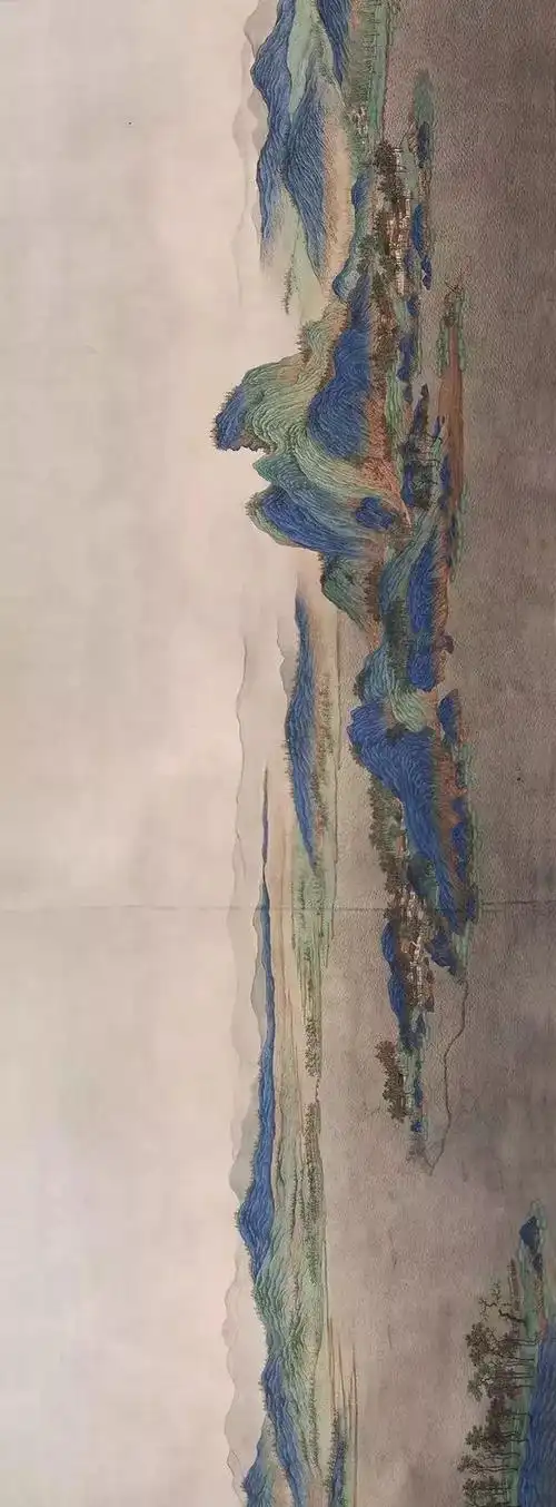 千里江山图超长图全景展示