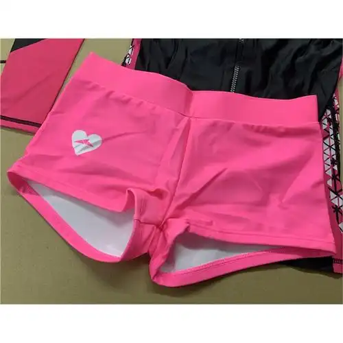 打底泳裤女防走光保守温泉平角闪电客三角黑色高腰大码游泳短裤长裤