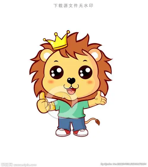 q版可爱小狮子设计图__动漫人物_动漫动画_设计图库_昵图网nipic.com