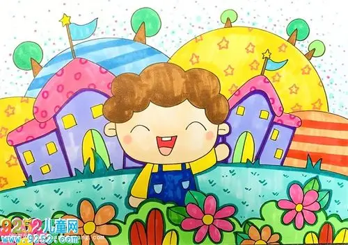 文明校园怎么画小学生手抄报素材