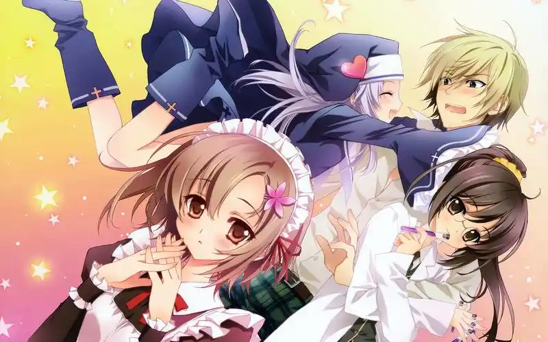 好看动漫我的朋友很少可爱萌妹子图片电脑桌面壁纸下载