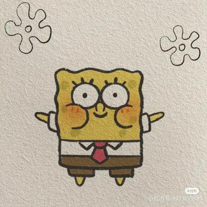 头像可可爱爱海绵宝宝头像做个快乐的女孩