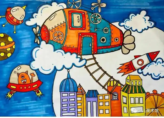 科幻画大赛获奖作品,提升孩子的创意思维!这个必须收藏备用
