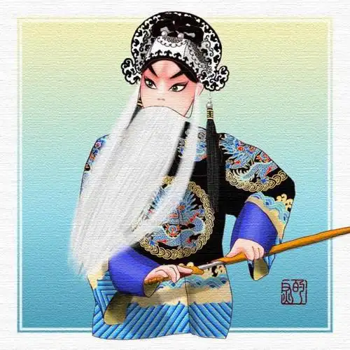 中华京剧卡通版壁纸欣赏