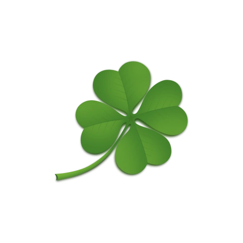 手绘植物四叶草苜蓿红花草