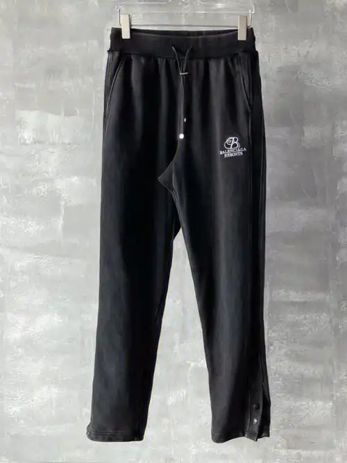 balenciagia男士刺绣运动休闲长裤