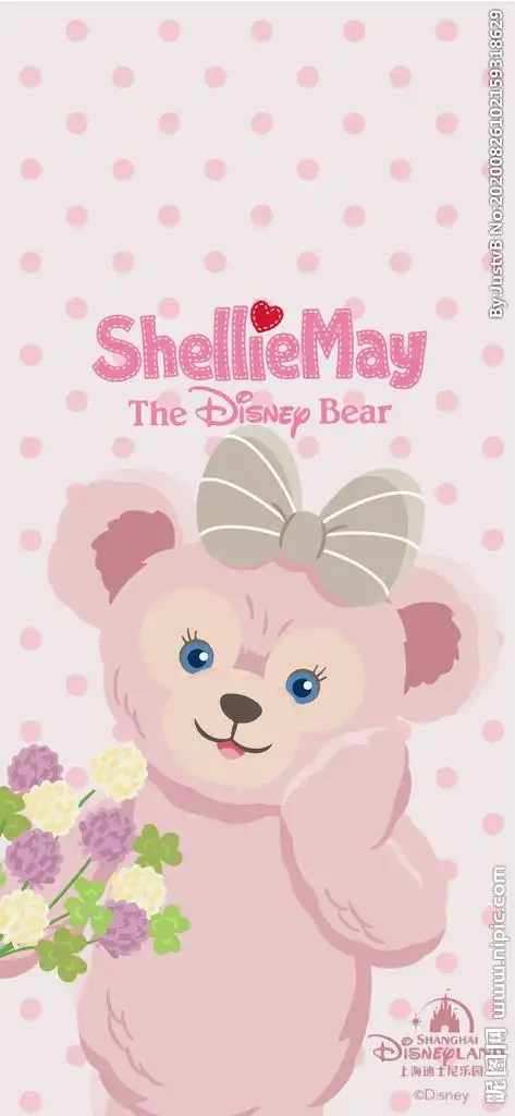 迪士尼雪莉玫捧花ai素材设计图__动漫人物_动漫动画