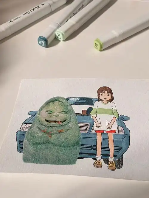 马克笔手绘宫崎骏系列02