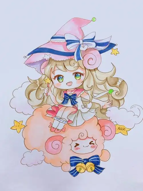 适合3-4年级小朋友初学的q版漫画