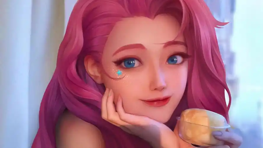 高清的英雄联盟lol星籁歌姬,kda,all,out,同人,萨勒芬妮4k壁纸免费