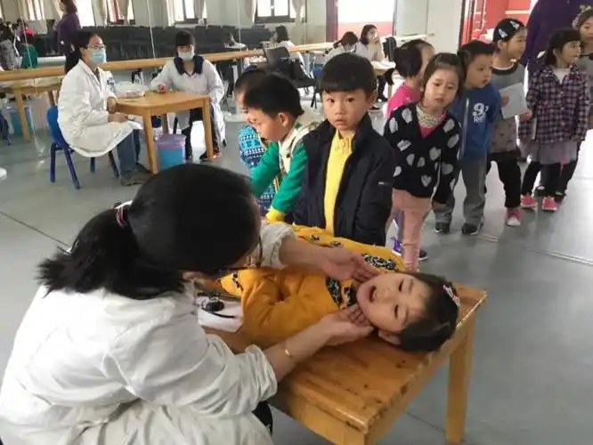 入园第一次集体体检,真的很棒!