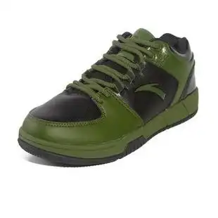 anta安踏男鞋男士篮球鞋运动鞋子男款91221041 绿色 43