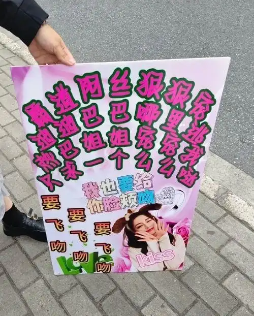 迪丽热巴粉丝活动应援