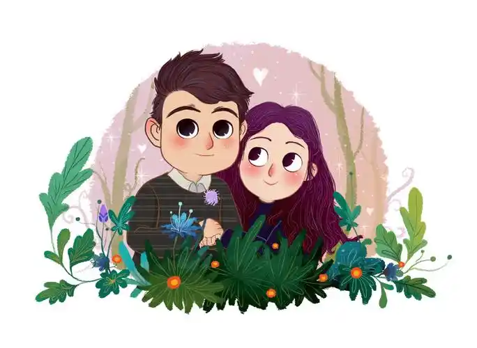 一对老夫妻欸 - 菁萝 - 原创作品 - 视觉中国(shijueme)