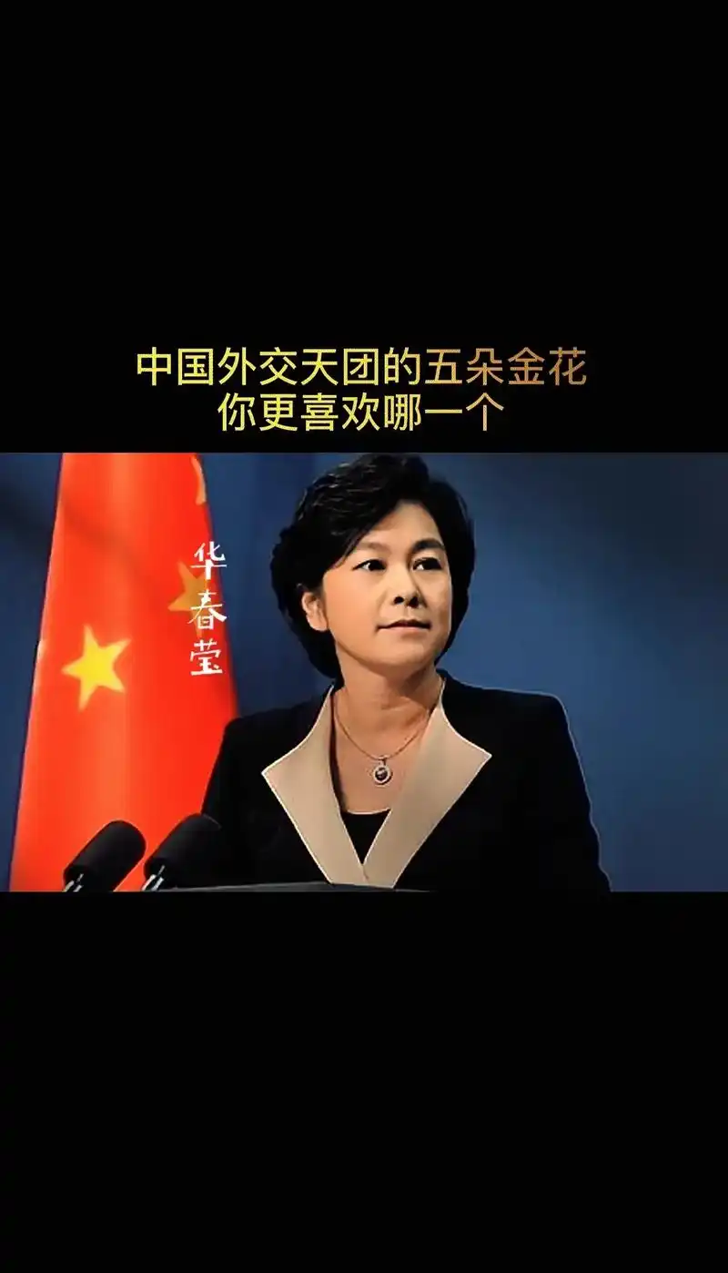 中国外交天团五朵金花,集美貌,智慧,才华于一身,你更喜欢哪一 - 抖音