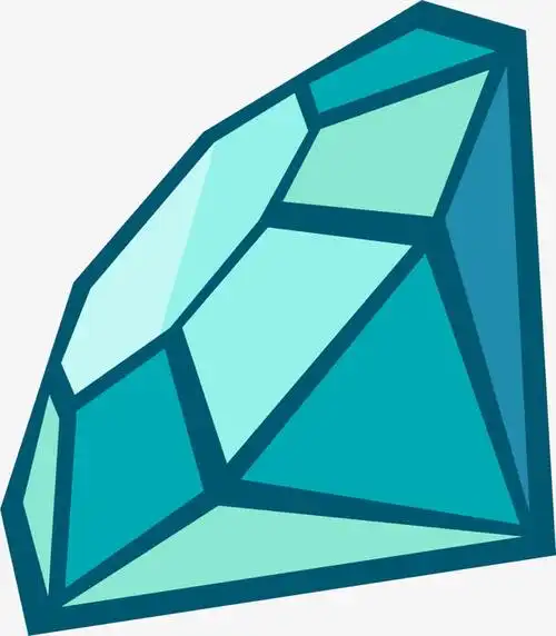 绿色大气钻石免抠素材免费下载_觅元素51yuansu.com