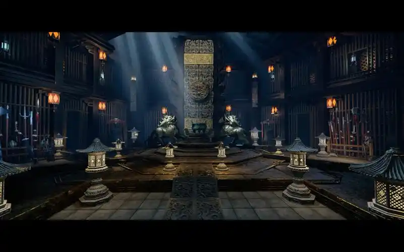 古风场景展示,月总结