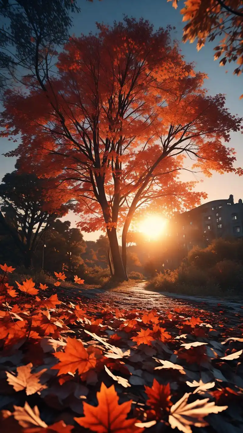 94伤感落叶壁纸,温暖你的心灵92 这组伤感落叶壁纸,如同秋日里