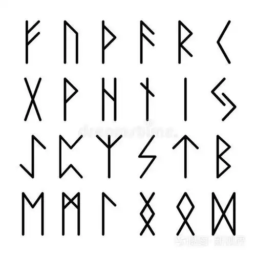 一组标志符文隔离