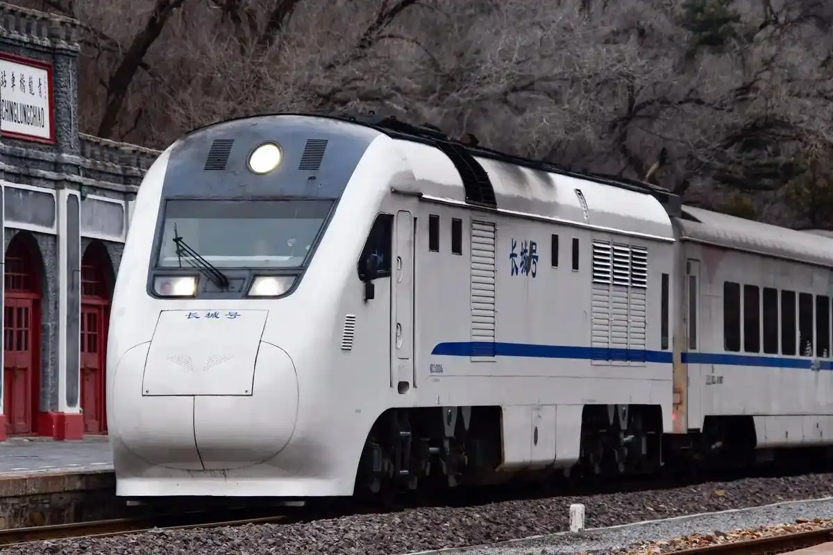 ndj3型内燃动车组随拍