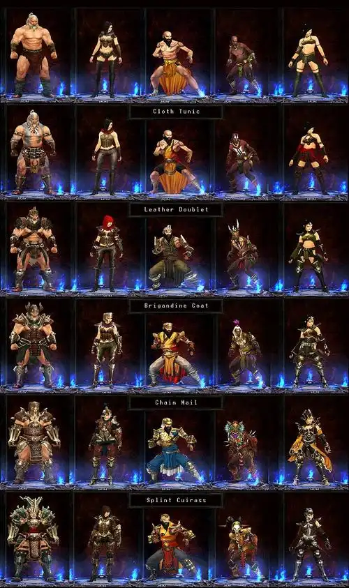 暗黑破坏神3各装备套装外形欣赏