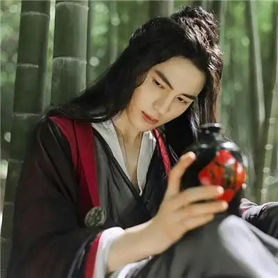霸气喝酒古风男生头像真人