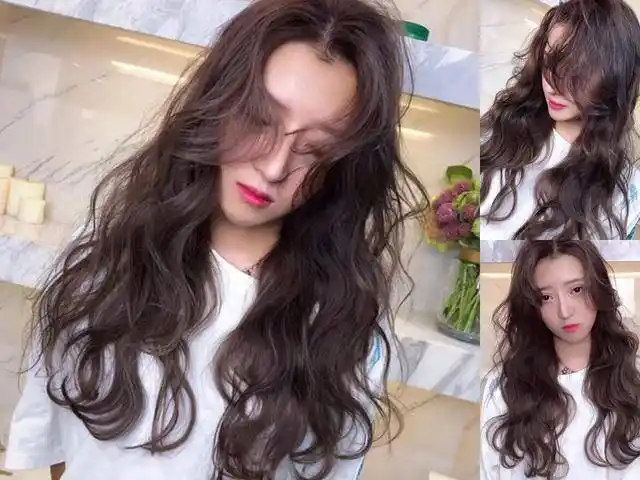 2019最流行时尚的发根烫头发细软的女生烫很好看