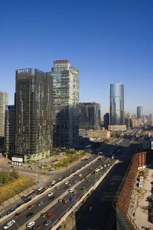 标志建筑,城市,道路,地标,建筑,街道,立交桥,摩天大楼,汽车,北京,中国