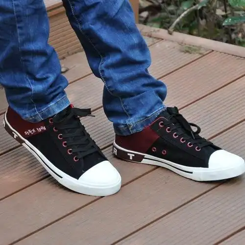 子男生板鞋 男士 男韩版 潮流布鞋 帆布鞋 英伦透气男式休闲男鞋 207