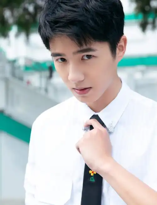 刘昊然白衬衫帅气写真图片