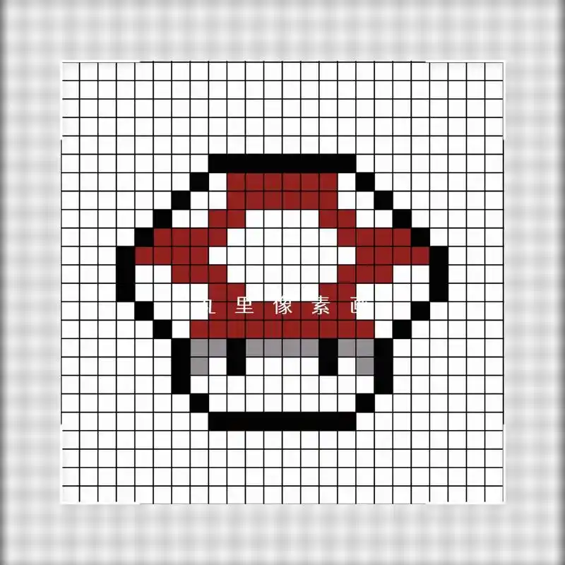 网格画教学 #像素画 #像素画教程 #教你画 - 抖音