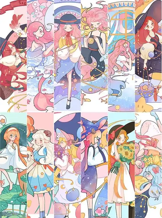 原创十二星座拟人.这种时候最好认的果然还是双子～#插画 #画 - 抖音