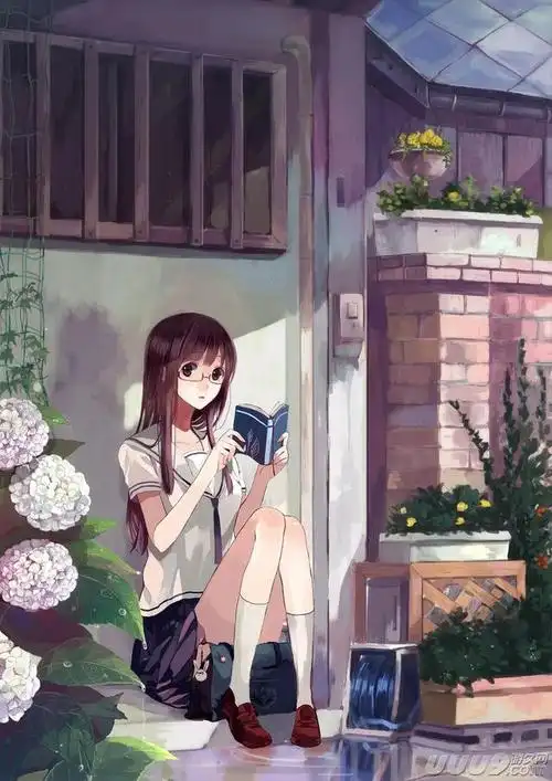 内向的她很喜欢读书 文学少女p站精选图赏