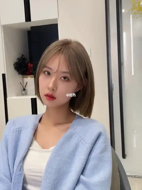 短发77奶茶色真的很韩夏季首选发色昆明染发