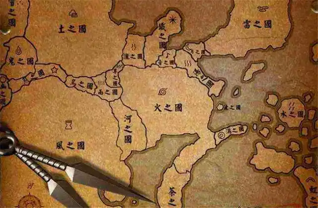 为什么火影忍者中五大国版图都不相邻沦为战场的小国表示太惨了