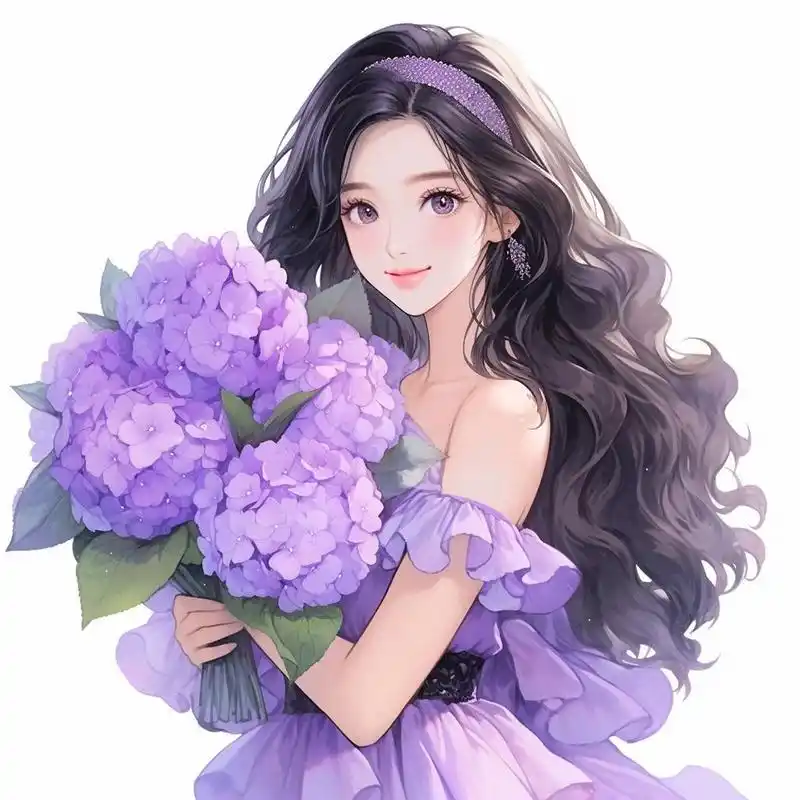 紫色系头像:生活不一定很酷,但一定要全力以赴.用自己喜欢的方式过一