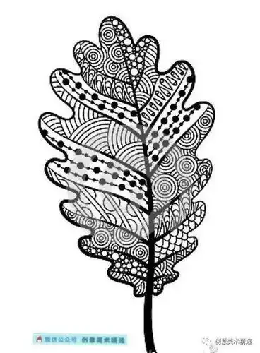 黑白装饰画创作必备——20张漂亮的母版纹样素材