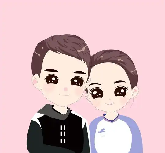 情侣q版头像