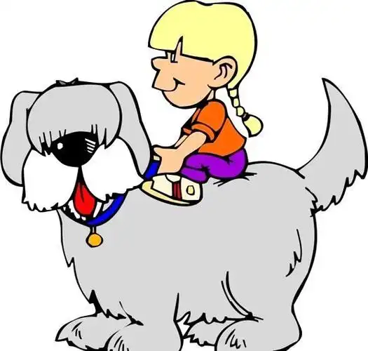 漫画儿童卡通儿童矢量eps格式0740