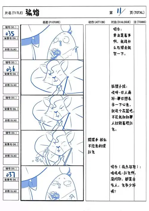 防诈骗动画分镜设计